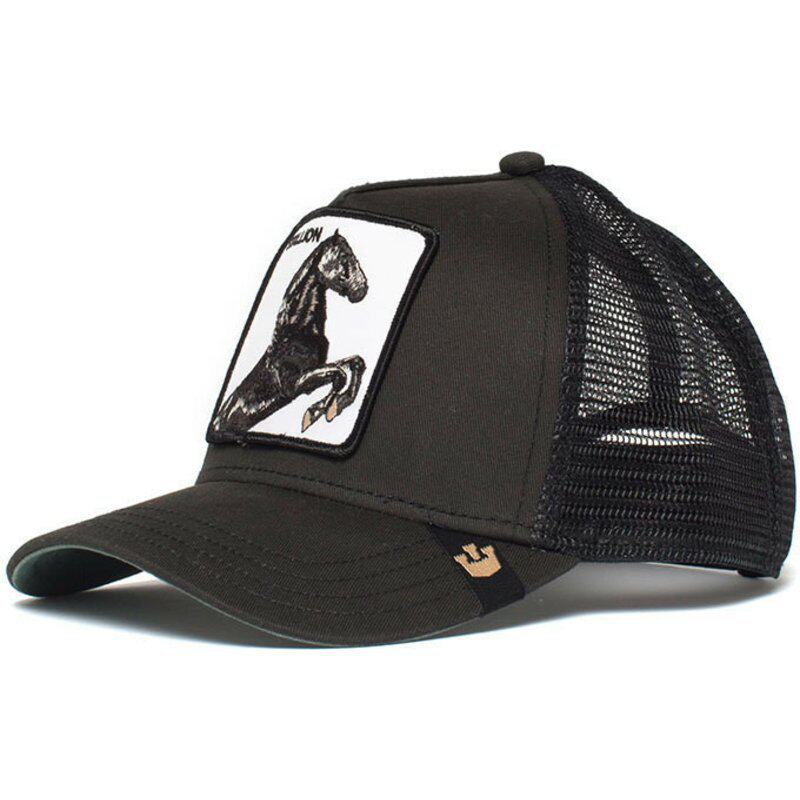 High-Quality Animal Embroider Baseball Cap Sunshade Breathable Black Panther Mesh Cap Unisex Ins Style Summer hip hop Duckbill Cap