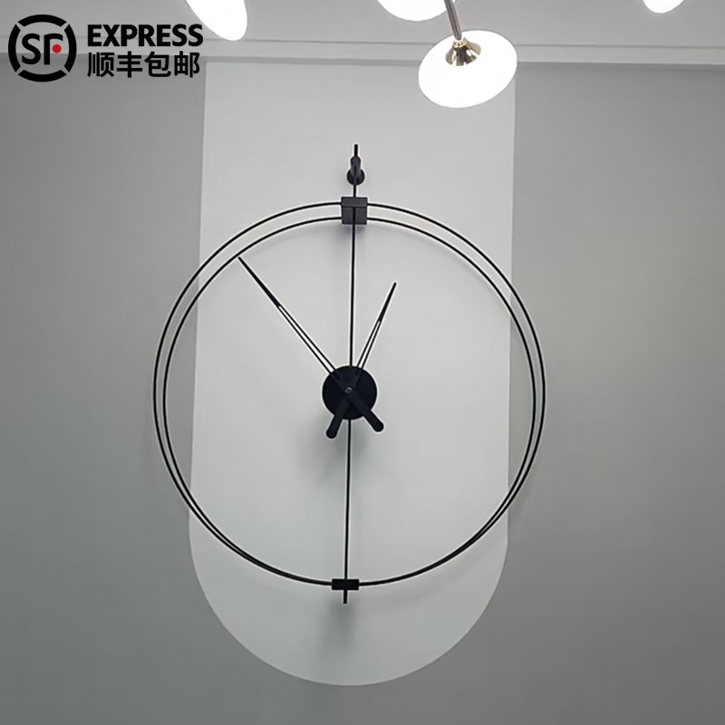西班牙客厅家用大指针个性挂钟表