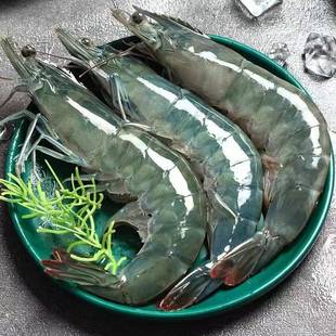 盒55 3.6斤 65只对虾整箱发顺丰 40规格净重3.3 活虾速冻大虾王30