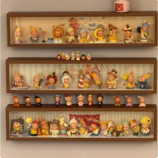 适用于星星人收纳展示盒泡泡玛特系列盲盒收纳展示架手办娃娃展柜