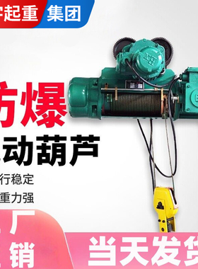 BCD型防爆钢丝绳电动葫芦1t2T3吨5吨10吨T行车吊机起重机
