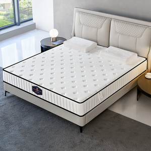 何美居独立弹簧床垫2.2米席梦思护脊硬1.8酒店压缩卷包4D空气纤维