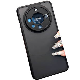 新款mate80promax黑色磨砂适用华为Mate60 Pro手机壳Mate60pro+高级感小众个性不沾指纹魅特简约防摔外壳男70
