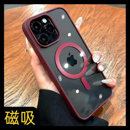 【高端磁吸】大孔镜头半包手机壳