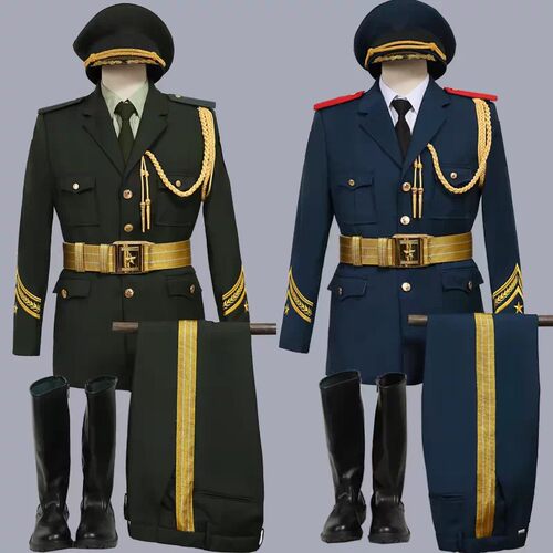 哔叽面料国旗班仪仗队服装