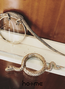 美国手工放大镜样板房动物造型