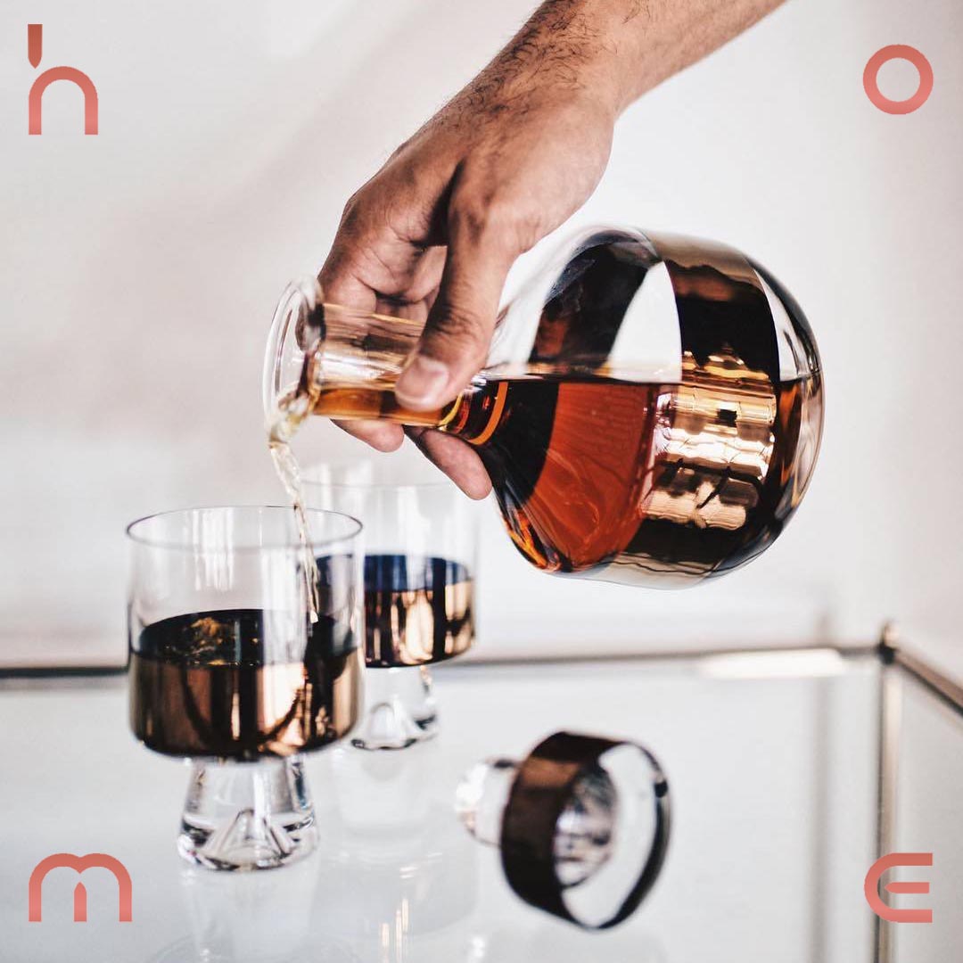 TomDixon红铜霓影玻璃酒具