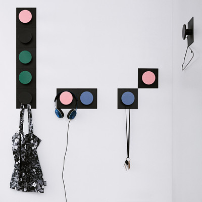 丹麦北欧简约挂钩墙壁