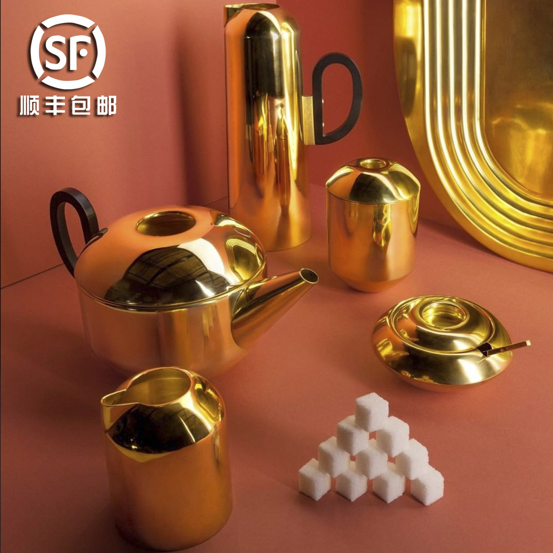 ho+me现货 英國Tom Dixon Form茶罐水壶糖碗糖匙牛奶壶茶壶托盘