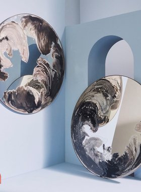 现货 丹麦AYTM 2022新品 FLOREO系列艺术家signe限量手绘镜子圆镜