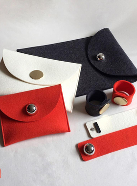 ho+me现货 瑞典Pia Wallen 手工羊毛包/收纳包/电脑包 多色选