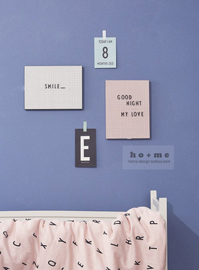 彩色墙壁留言板掛板／字母