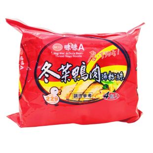 包邮台湾原产味丹味味A冬菜鸭肉汤粉丝半夜馋嘴厚香夜宵老少咸宜