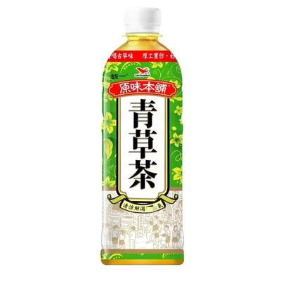 台湾统一原味本铺青草茶600ml