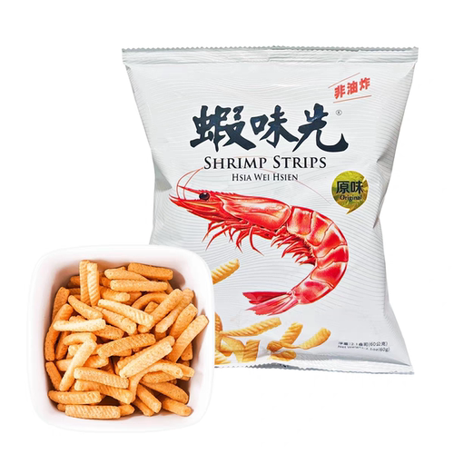 台湾原装裕荣虾味先原味60g