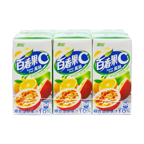 台湾原装进口黑松百香果C300ml