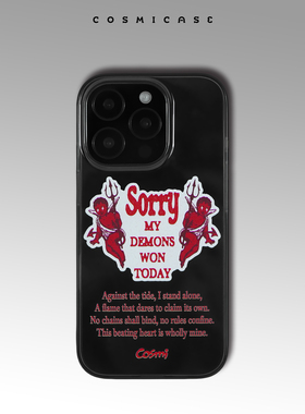 CosmiCase 双生恶魔cmc18 透黑磁吸手机壳适用于iPhone17/17Pro/17ProMax