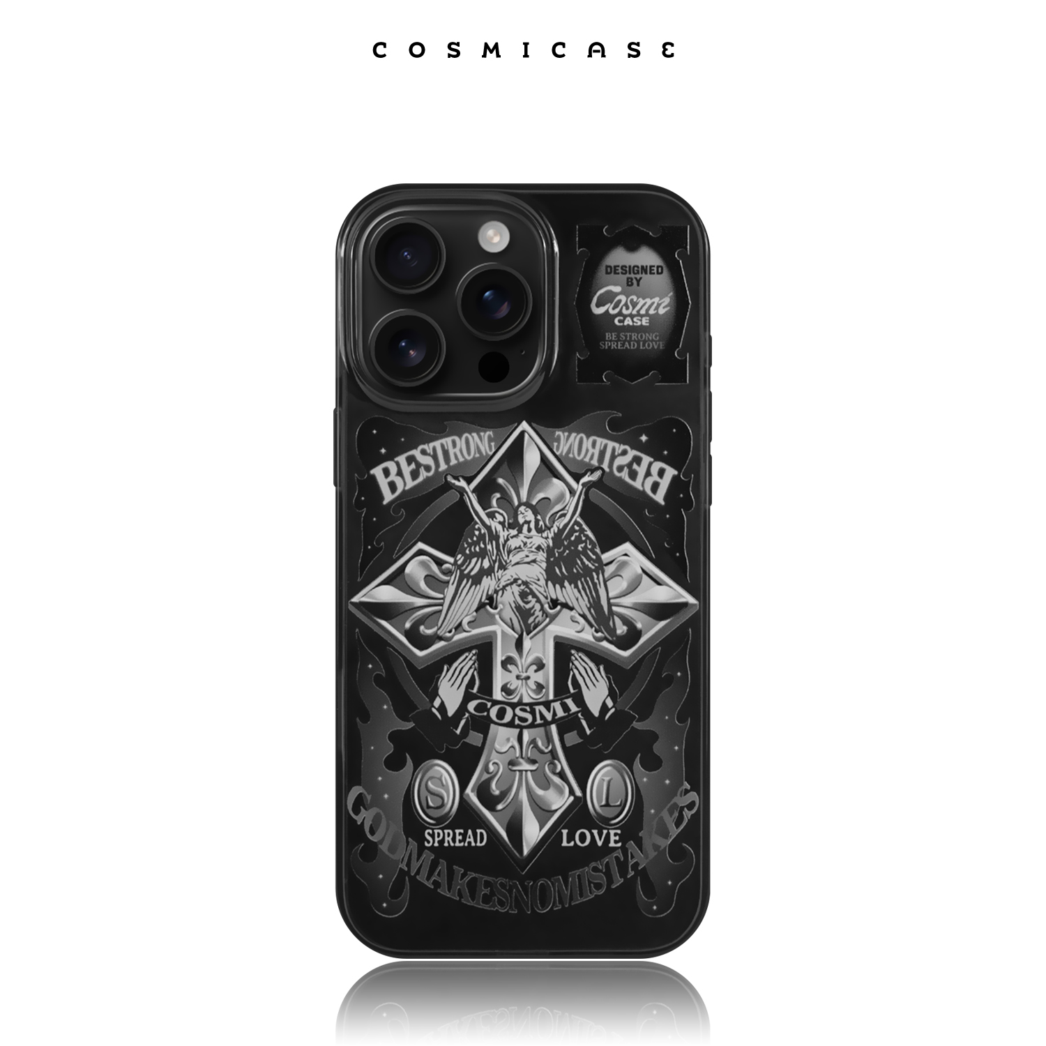 CosmiCase 哥特天使 透黑手机壳适用于iPhone17/17Pro/17ProMax