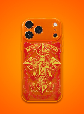 CosmiCase 橙光天使cmc30 荧光橙手机壳适用于iPhone17/17Pro/17ProMax