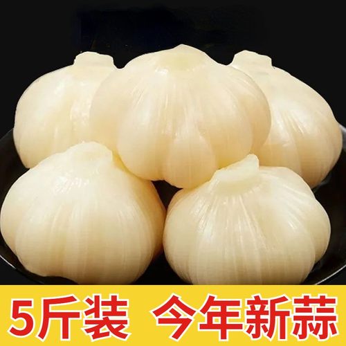 糖醋蒜5斤装糖蒜头新鲜批发甜蒜糖醋泡菜腌制饭菜咸菜酱菜下饭菜