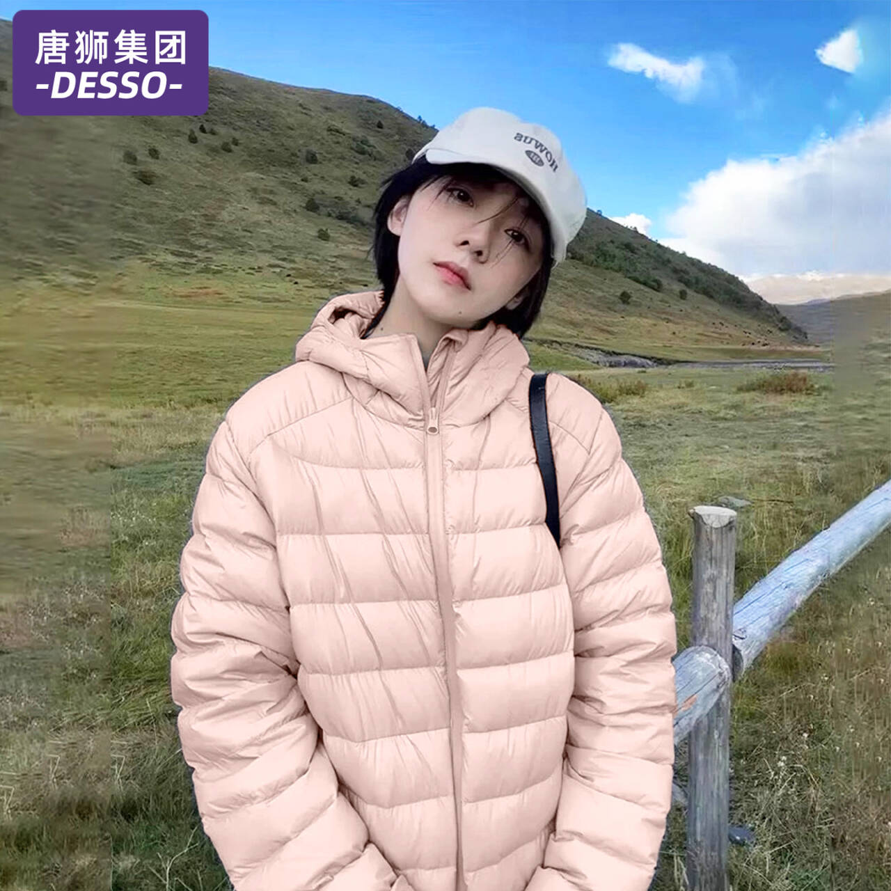 唐狮集团排骨羽绒服女款秋冬季2025新款小个子白鸭绒短款轻薄外套