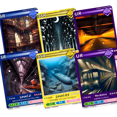 像素屋后室Level系列卡牌