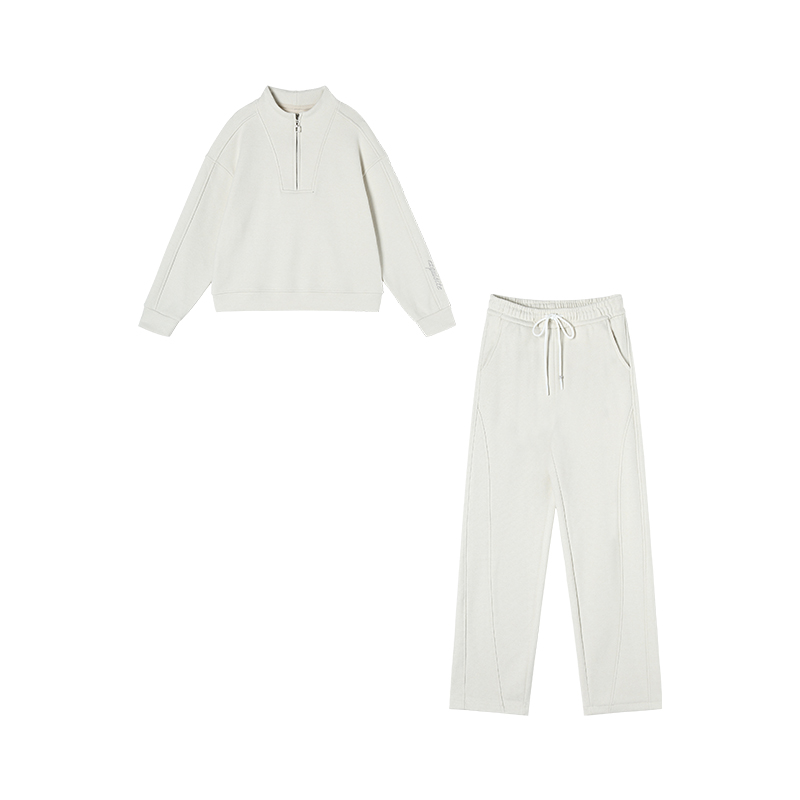 11-3H 秋冬加厚天丝羊毛亮丝立领套装   8016