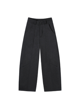 2.2F  秋冬新款加绒加厚羊毛蚕丝弯刀裤  K1978