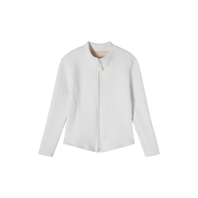 12-7H 秋冬新款加绒加厚780克羊毛蚕丝立领外套   808