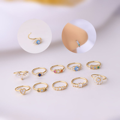 New Nose Ring Piercing Nose Jewelry新款鼻环穿刺鼻饰饰品
