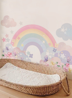 《FANTASY DREAM》Boho可爱卡通彩虹贴画DIY早教墙贴儿童房墙面