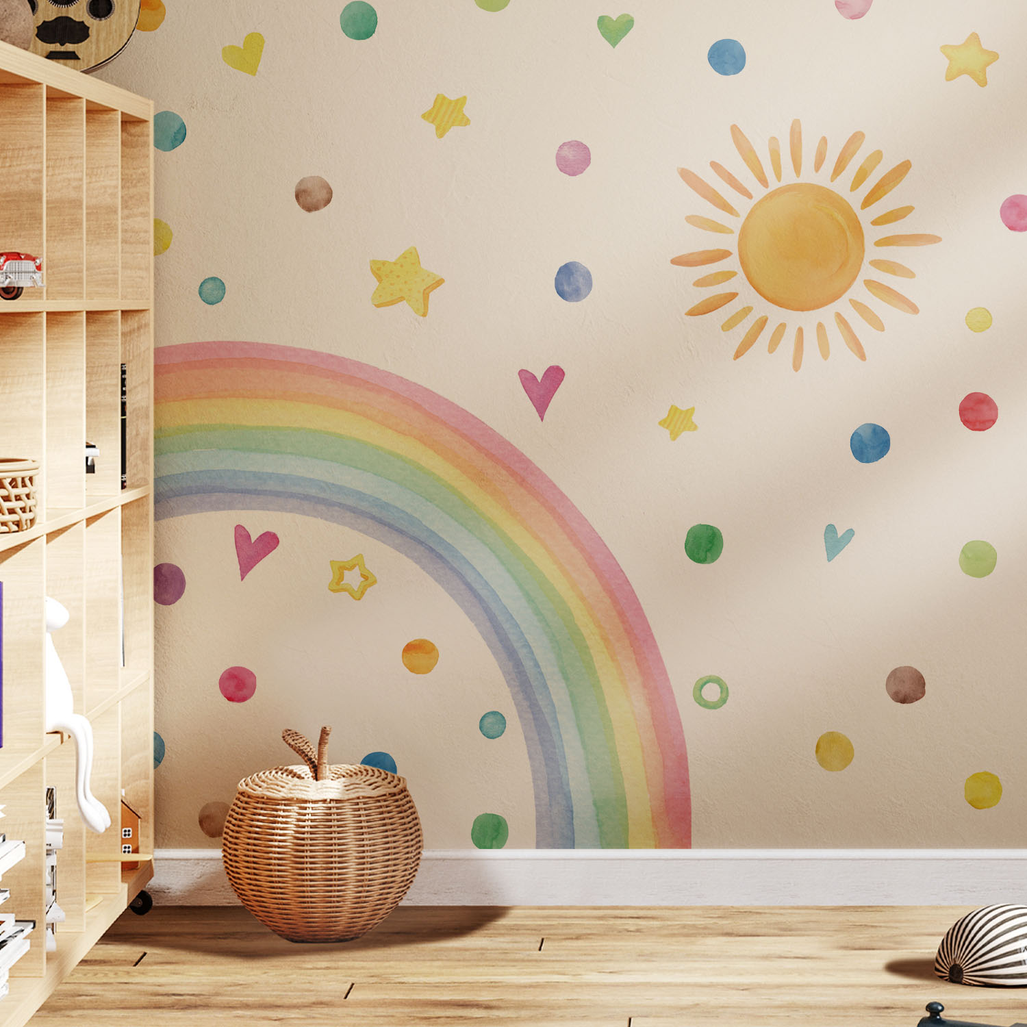 AstrkizBoho风儿童房墙贴纸自粘