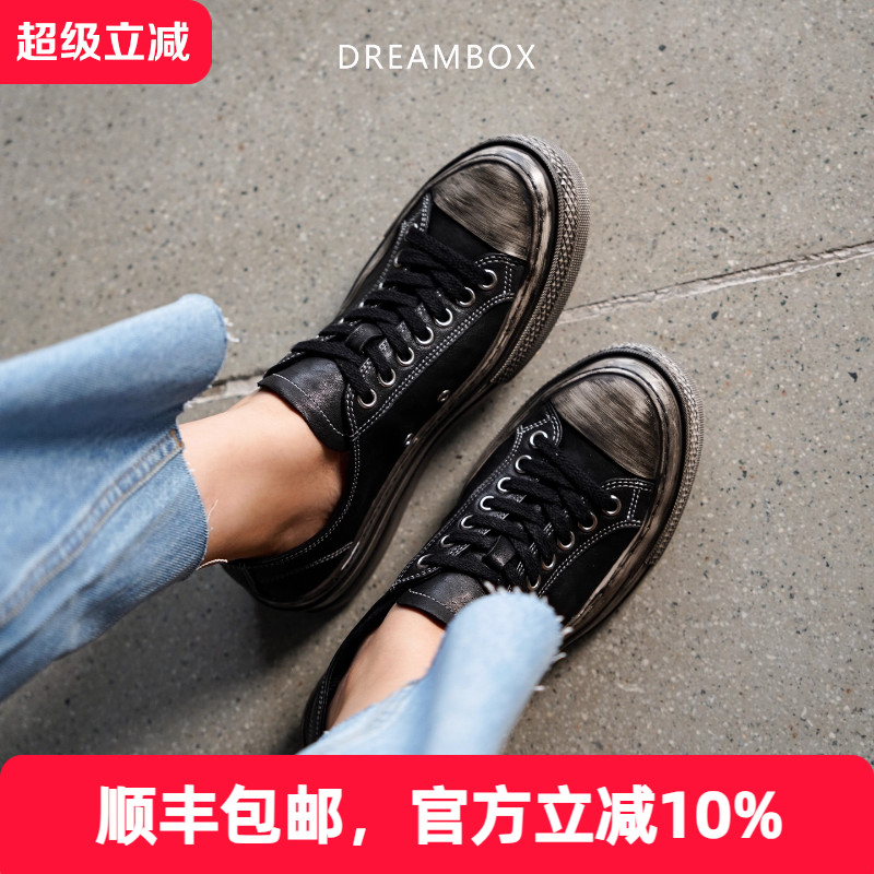 舒适透气复古做旧脏脏鞋