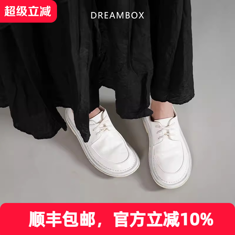 夏季透气百搭马皮小白鞋