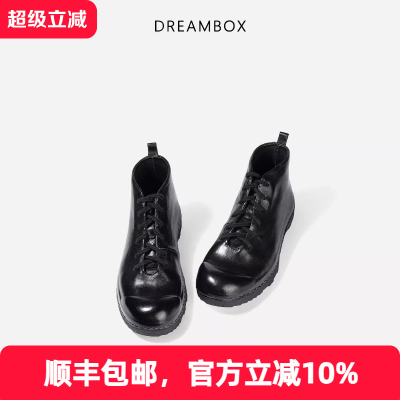 纯手工水洗马皮高帮马丁靴