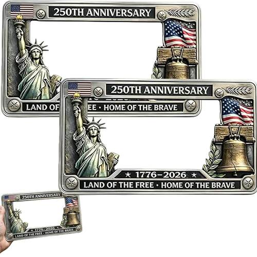 250th Anniversary Commemorative License Plate Frame
