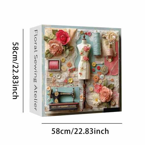 Floral Sewing Atelier Jigsaw Puzzle 花缝工作室拼图