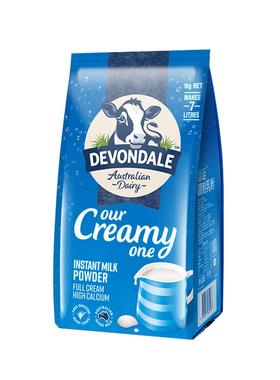 澳洲进口Devondale全脂奶粉Whole milk powder高钙成人学生中老年