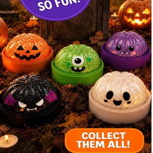 Mystery Halloween Ghost Dumpling Squishy 万圣节幽灵软捏捏
