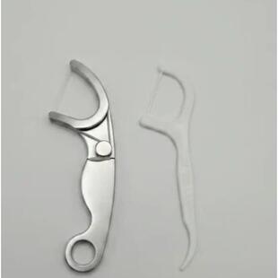 Stainless steel dental floss 多次使用不锈钢牙线签