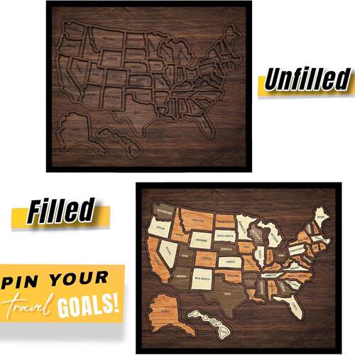 USA Travel Map 美国旅游地图
