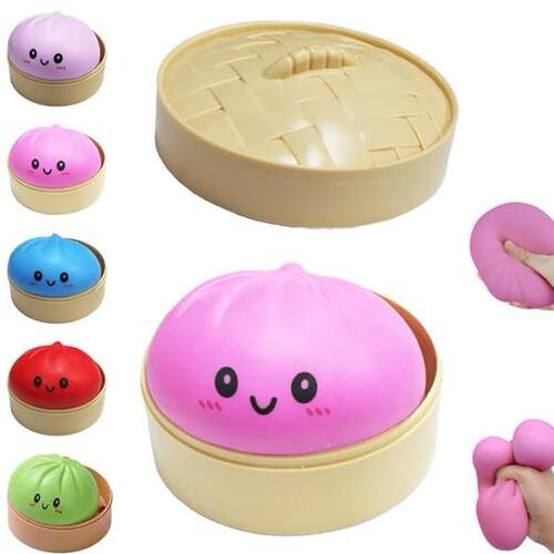 Glitter Dumpling Squishy Box 捏捏乐面粉包子