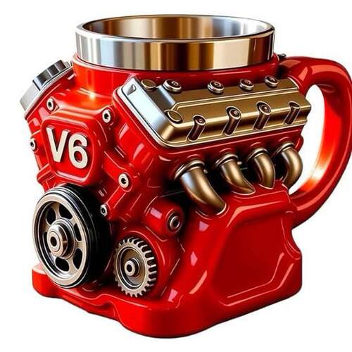 V8 Engine Coffee Mug V8发动机咖啡杯