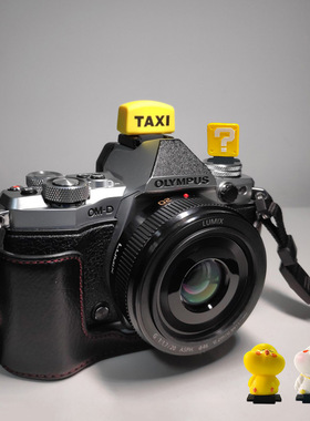 Taxi热靴保护盖mini卡通单反相机通用佳能5d4索尼微单富士xt30尼康a7m3热靴盖80d防尘90d可爱创意摄影配件6d2