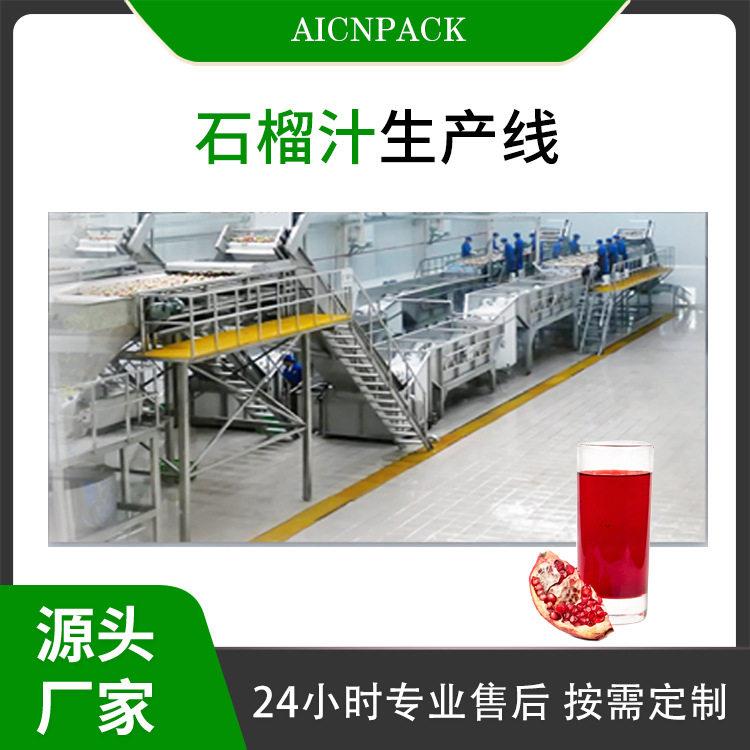 苹果汁加工成套设备番茄红素生产加工设备石榴榨汁生产线