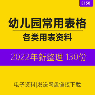 幼儿园经营管理常用登记计划评估检查统计申请表格用表资料儿童素质发展评价标准测评表开放活动实施方案