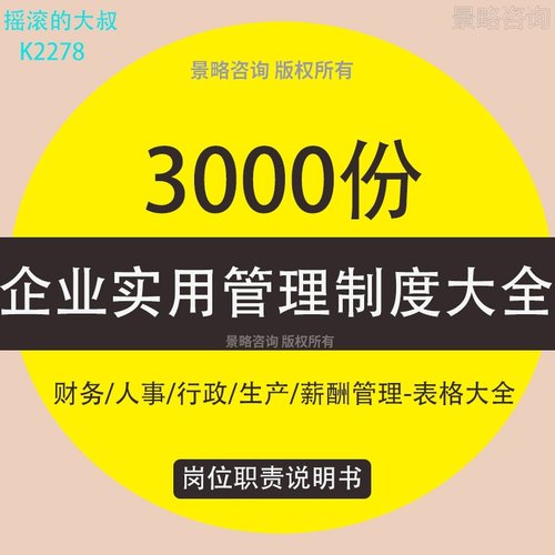 全套企业集团公司人事行政