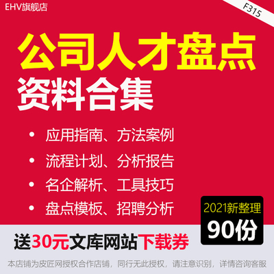 公司企业人才盘点资料hr年终