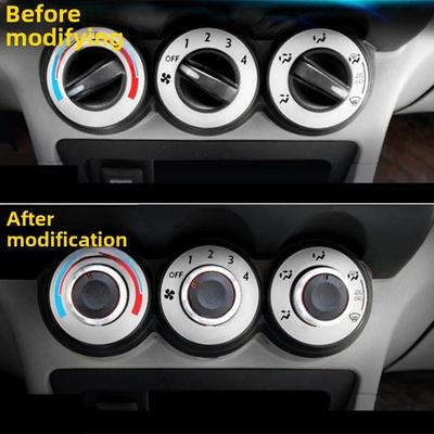 适用于旧Fit/Sidi/概念S1空调旋钮改装中央控制加热器开关铝合金