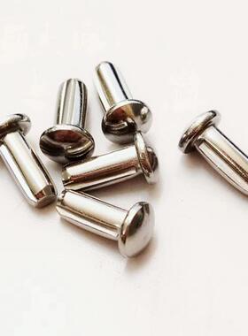 ISO8746圆头槽销不锈钢DIN1476铆钉开槽圆柱销GB13829.8定位销轴